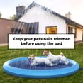 thumbnail image 4 of Non Slip Splash Pad For Kids & Pets With Foldable Design Outdoor Water Play Mat Toy For Backyard, Poolside, Beach Fountain Fun And, 4 of 8