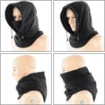 thumbnail image 5 of Máscara de cara y cuello de lana pesada para clima fríoMáscara táctica de deportes al aire libre de peso pesado-Sombrero de invierno para hombre Cara de clima frío, 5 of 5