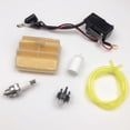 thumbnail image 4 of Kit de filtro de bobina de encuadernación de encuadernación Bujía de bujía conjunto conjunto de accesorios de sierra de jardinería Reemplazo para Husqvarna 445 / 450/450E Advancent TO001242-00, 4 of 7