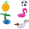 thumbnail image 1 of Portavasos inflables para piscina, botes inflables para bebidas, flotadores para piscina, posavasos flotantes inflables para fiesta en la piscina, diversión acuática, 5 uds WD.WDQZL Hogar, 1 of 7