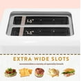 thumbnail image 5 of Elite Cuisine 2 Slice Cool Touch Toaster - White, 5 of 6