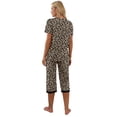 thumbnail image 6 of MINTREUS Women's Pajama Sets Short Sleeve Shirt and Capri Soft Pajama Sets with Pockets S-4XL, 6 of 6