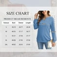 thumbnail image 3 of TEMOFON Long Sleeve Shirts for Women Crew Neck Casual Tunic Tops Lightweight Pullover for Womens Clothes Fall Tops, 3 of 8