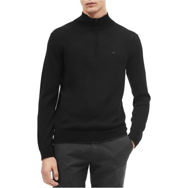 Calvin Klein Sueter Extra Fino para Hombre Negro X Large Calvin Klein Pull over Walmart en linea