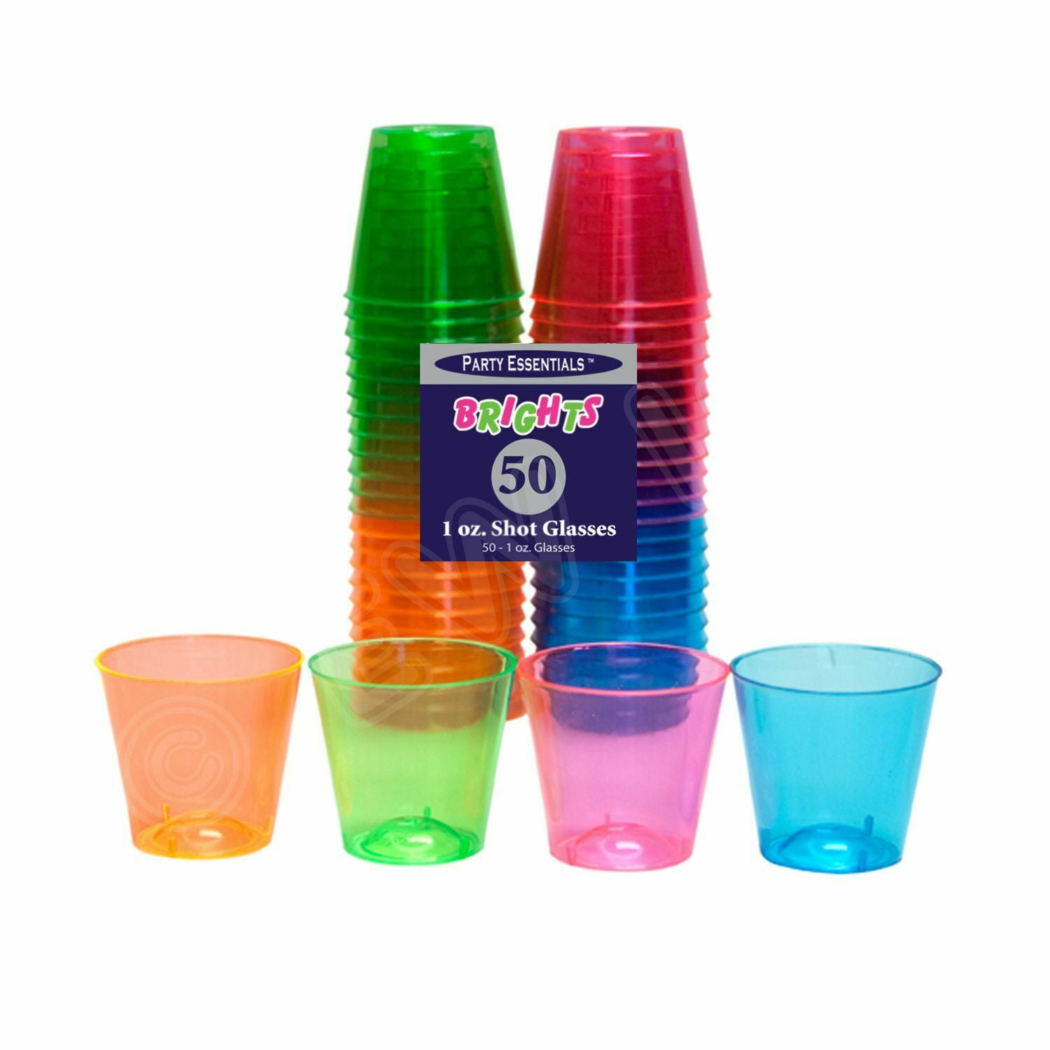 12pcs Shot Cups Glow Glass Dark Light Glasses Entertaining Bar Parties 36ml 