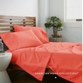 thumbnail image 3 of HTOOQ 4 Piece Bedding Sheets & Pillowcases Set HTOOQ 16 Inches Deep Pocket HTOOQ Double Brushed Microfiber for Extra Soft HTOOQ Wrinkle Resistant HTOOQ Easy Care (Twin, Peach), 3 of 9