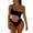 Black, variant on Womens Sexy One Piece Swimsuit Cut Out Slimming One Shoulder Bathing Suit Thong Monokinis Swimwear (XL, Purple #A)