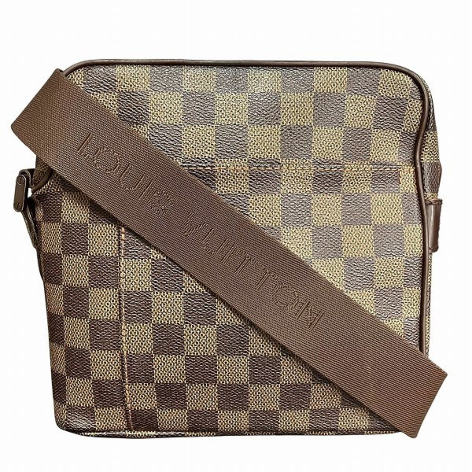 Pre-Owned Louis Vuitton Damier Olaf PM N41442 Shoulder Bag for Men and Women (Good)