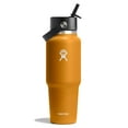 thumbnail image 1 of Botella de viaje Hydro Flask con pajita flexible de 32 onzas de ancho Fossil, 1 of 4