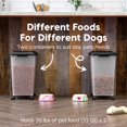 thumbnail image 3 of Recipiente de almacenamiento de comida para perros IRIS USA, 30 kg, hermético, paquete de 2, 3 of 7