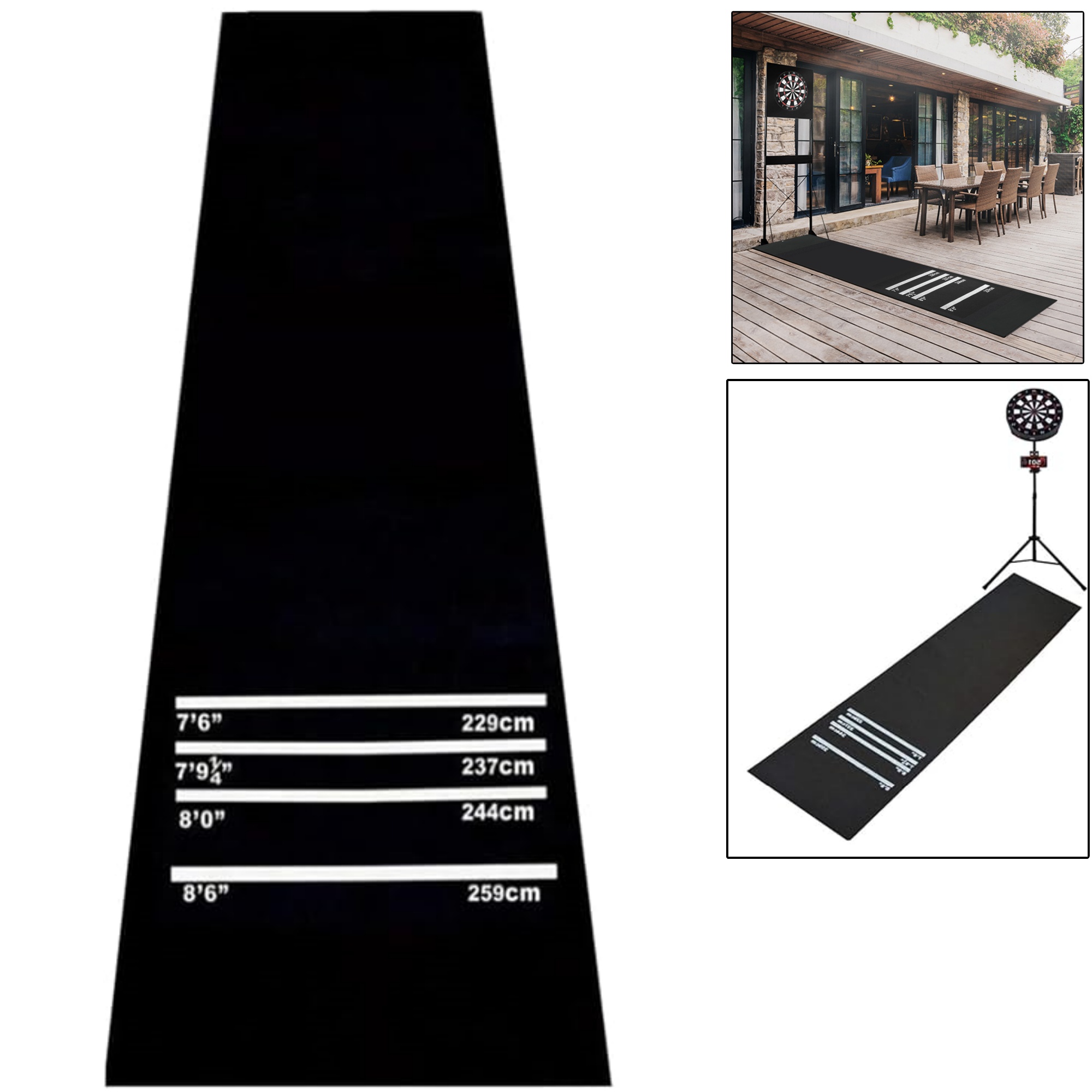 BooginHead SplatMat Tappetino Protettivo Pavimento 52″ – Chevron, Lavabile, Senza BPA