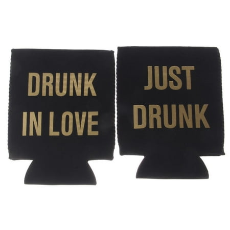 

Set Of 2pcs DRINK IN LOVE JUST DRINK Sleeve Holder