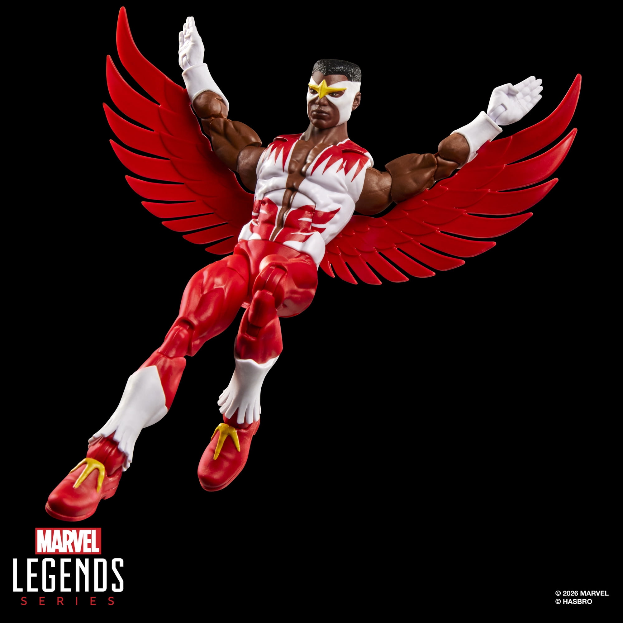 Marvel Legends Series Secret Wars Marvel’s Falcon, Retro Captain America Comics Collectible Action Figure (6”)