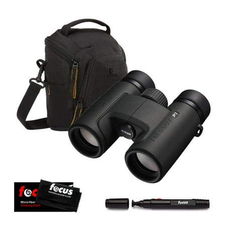 Nikon Prostaff P7 8X42 Binoculars and Black Camera Shoulder Bag Bundle