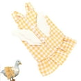 thumbnail image 4 of Goose Outfits, Festival Decorative Duck Outfits  For Poultry For Dress Up Yellow Grid, 4 of 8