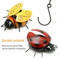 thumbnail image 2 of 2pcs Metal Ladybug Wind Chime and Bee Wind Bell, Small Rustic Hanging Ornament for Indoor and Outdoor Decor, Ideal for Garden, Yard, and Patio, 2 of 7