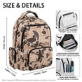 thumbnail image 5 of HUISEFOR Duck Camo Backpack for Teen Boys 17 Inch Large Capacity Schoolbags with Front Zipper, Lightweight Breathable School Bag Shoulder Bookbag Ages 6-12 Back to School, 5 of 7