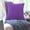 Purple, variant on Byujiro Solid Throw Pillow Cover 18x18in Soft Plush Cushion Case for Couch, Sofa, Living Room and Modern Home Decor