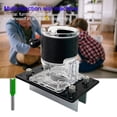 thumbnail image 4 of Almencla Wood Router Electric Milling Engraving Wood Router Bits Cut Notches Tool Compact Black, 4 of 8