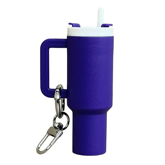 Alexki Miniature Tumbler Cup Replica - Mini Water Bottle Charm for Purse, Backpack, Keychain