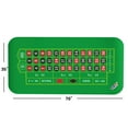 thumbnail image 3 of GSE Games & Sports Expert 70" x 35" Professional Casino Roulette Layout Mat with Carrying Bag,  Poker Tabletop Felt for Poker Game Night, 3 of 8