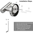 thumbnail image 4 of LHX  2 Pack Bathroom Towel Hook, Matt Sliver Coat Hook Wall Towel Hooks, 4 of 5