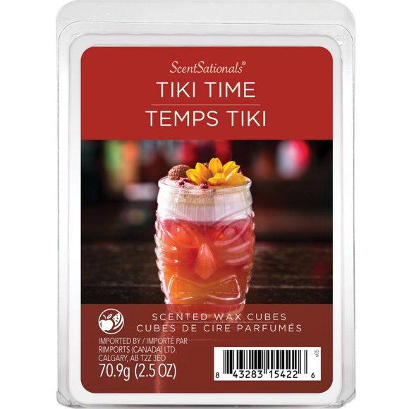 ScentSationals, Cubes de cire parfumés - Temps Tiki