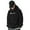 Black, variant on Men's Embroidered Lettering Hoodie Casual Pullover Sweatshirt For Athletic Streetwear Comfort Fit Oversized Pullover Long Sleeve Crewneck Casual Tops