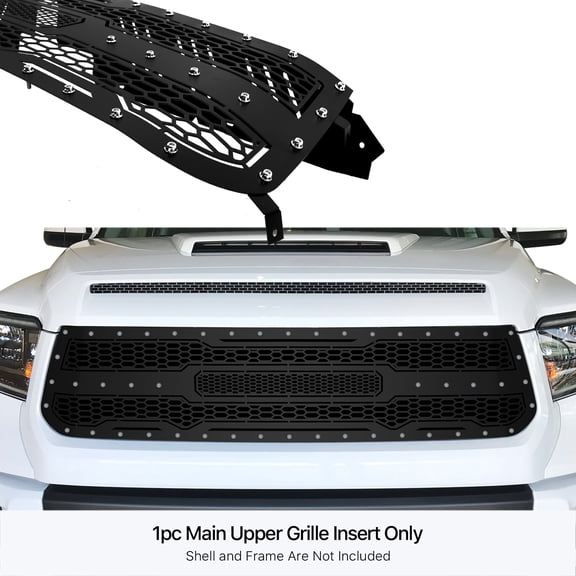 APS 2014-2017 Toyota Tundra Not fit with front sensor behind logo Sheet Grille laser cut
