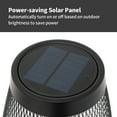 thumbnail image 2 of Patio Solar Powered Lanterns Outdoor Lantern Flickering Flame Solar Lamp Metal Decorative Lights, 2 of 6