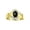 Black Star Sapphire, variant on Rings for Women 14K Gold Plated Silver Swirl Ring with 7X5MM Oval Gemstone & Diamond Ring Tiger Eye Jewelry Size 10