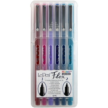 Uchida Le Pen Flex Set 6/Pkg-Jewel Colors