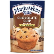 Martha White Chocolate Chip Muffin Mix, 7.4 Oz Bag