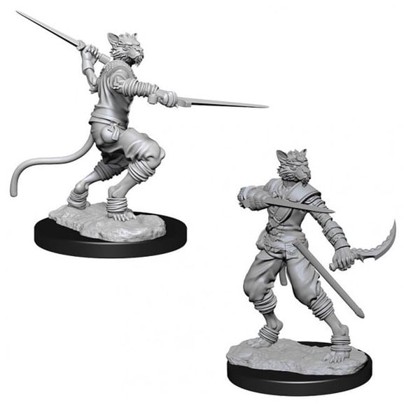 Donjons et Dragons Nolzurs Merveilleuses Miniatures - Mâle Tabaxi Voyou W7