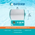 thumbnail image 3 of Hurricane HF8450 Replacement Spa Filter Cartridge for PCS50N and Unicel C-8450, 4 Pack, 3 of 8