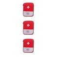 thumbnail image 3 of sweethay Bolsas de almacenamiento de bastoncillos de algodón de emergencia de tela Oxford Estuches organizadores de pastillas Rojo L Rojo L 3Conjunto, 3 of 6