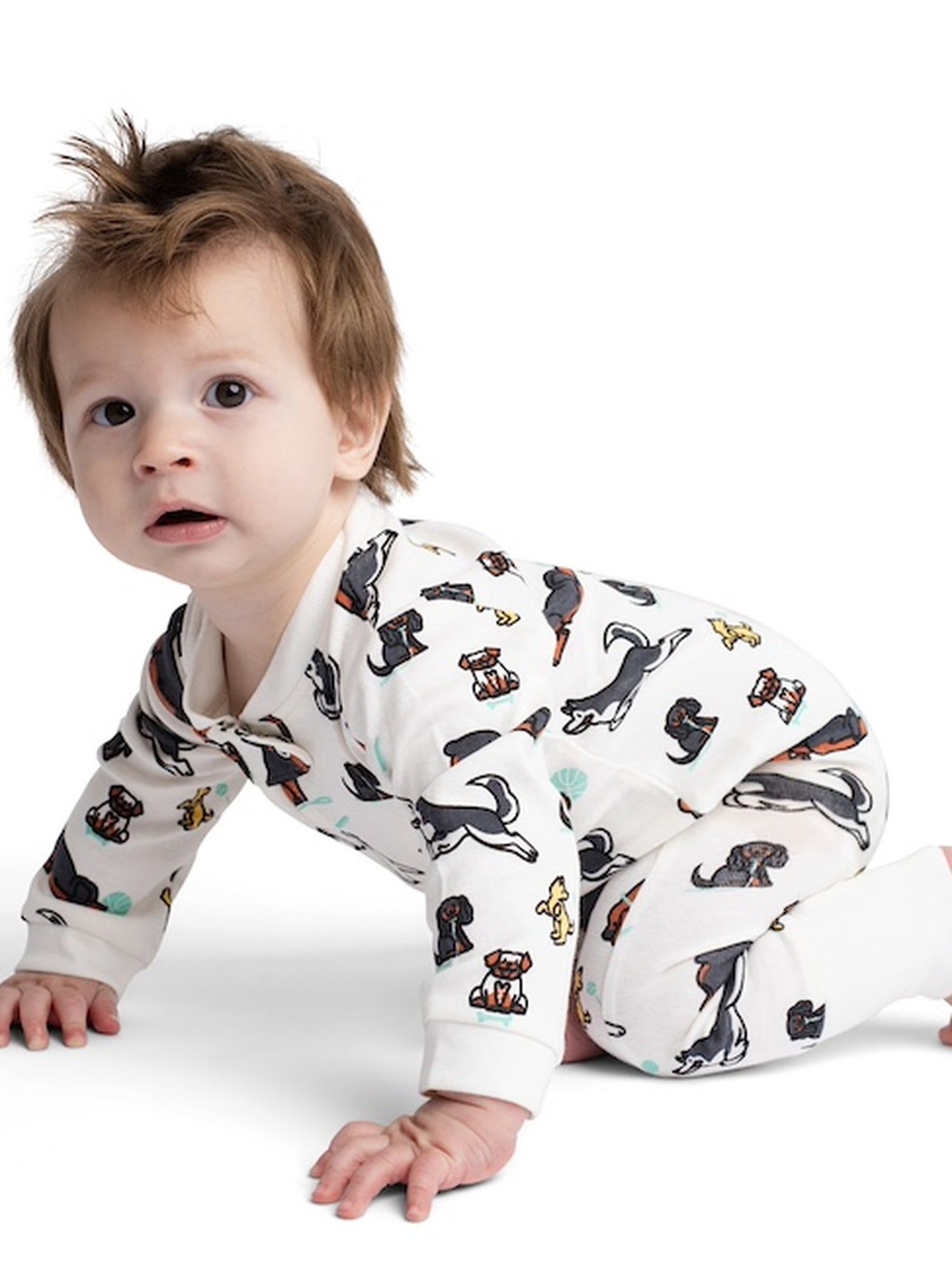 M+A by Monica + Andy, Organic Cotton One-Piece Coverall, Sizes Newborn - 18-24 Months