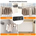 thumbnail image 4 of HERMOSA VIDA Tendedero Retractil Pared, Tendedero Retractil para Ropa - Barra Retractil para Colgar Ropa, F&aacute;cil Instalaci&oacute;n, Ahorra Espacio (Oscuro), 4 of 8