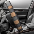 thumbnail image 4 of FH2005BEIGE Steering Wheel Cover (Genuine Leather Sport Beige), 4 of 4
