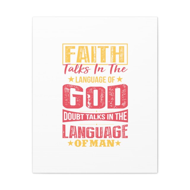 Scripture Walls In The Language Of God Isaiah 50:4 Christian Wall Art Bible Verse Print Ready to Hang Unframed