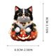 thumbnail image 3 of Uuiauoio Halloween Pumpkin Acrylic Pendant Car Backpack Keychain Decoration Cute Design Festive Gift for Home Decor Print Durable Attachment,Halloween Pendant, 3 of 7