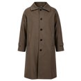 thumbnail image 4 of Mens Trench Coat Slim Fit Single Breasted Long Windbreaker Jacket Classic Lapel Casual Overcoat Business Trench Jacket, 4 of 6