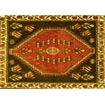 thumbnail image 1 of Ahgly Company Indoor Rectangle Persian Yellow Traditional Area Rugs, 7' x 9', 1 of 4