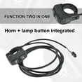 thumbnail image 4 of Joernso Bicycle Switch Sensitive 2 in 1 Non-slip Black E-bike Horn Headlight Combination Switch Button Bike Accessories for Outdoor, 4 of 7