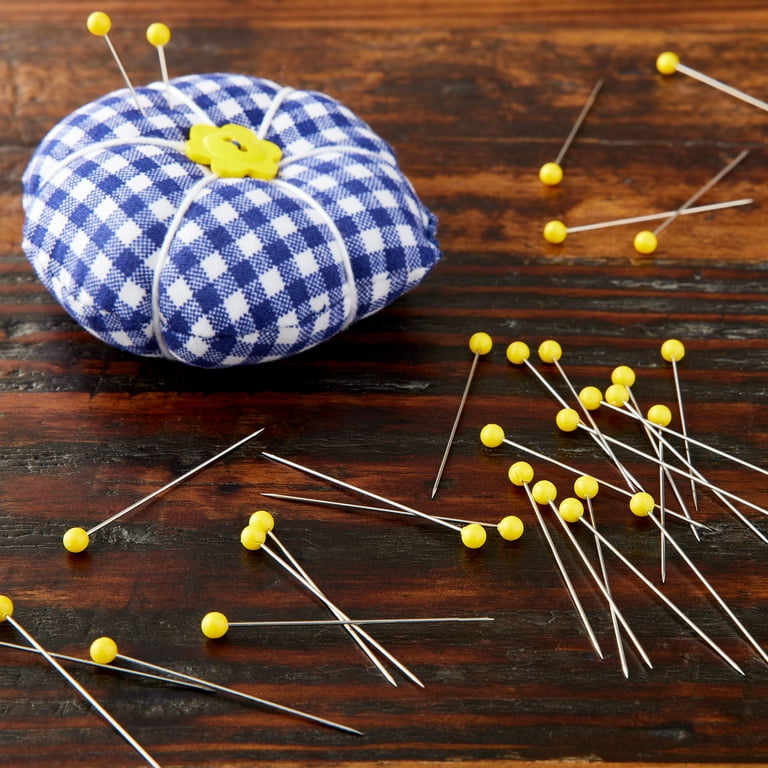 12 Packs: 80 ct. (960 total) 1.75 Yellow Quilting Pins by Loops & Threads™