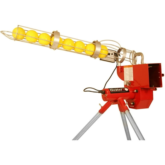 Heater Softball Pitching Machine with 9 Ball Automatic Feeder
