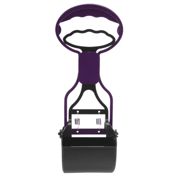 Portable One-Hand Pooper Scooper – Compact Waste Grabber for Dogs, Purple