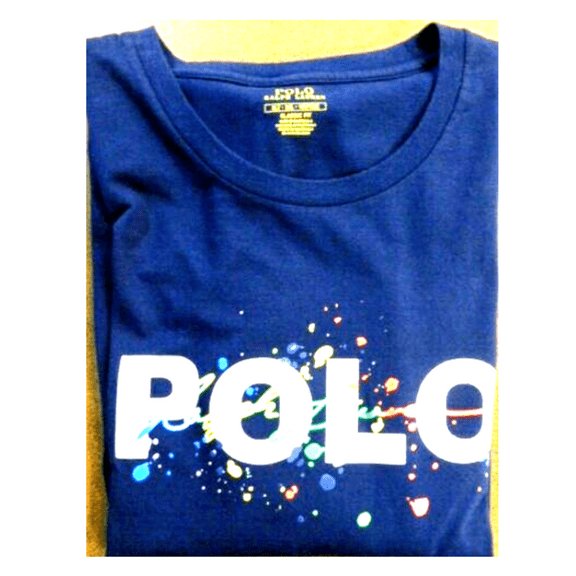 $55.00 Polo Ralph Lauren Men's Crew Neck Classic-Fit short sleeve T-Shirt,Navy,M