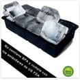 thumbnail image 2 of Moldes y Bandejas de Silicona para Hielo, Bandejas de Silicona Reutilizables, Moldes para Paletas con Tapa para Cubitos, Cócteles, Whisky, Fácil Liberación, Sin BPA (8 Cubos, 1 Pieza), 2 of 4