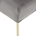 thumbnail image 5 of Weston Home Addison Tufted Bench, Grey, 5 of 8